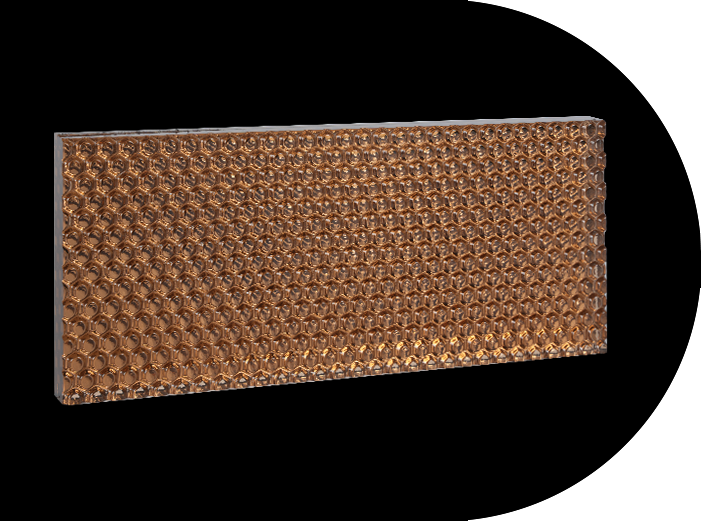 Nachtperlfarbenes Hintergrundwandglas